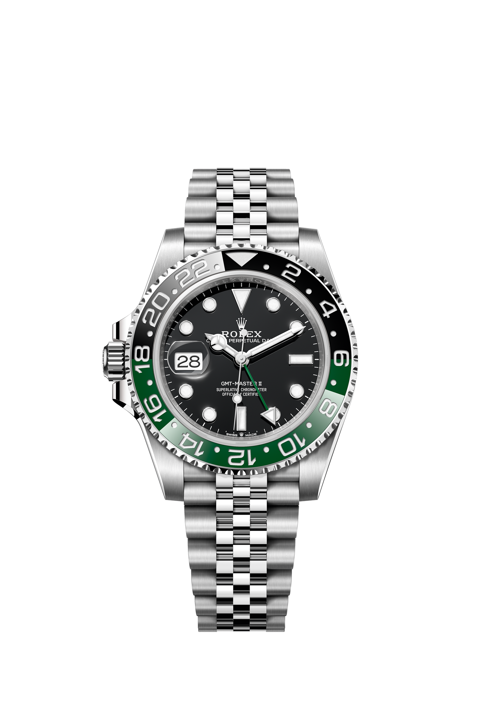 Rolex 126720VTNR GMT-Master II Oystersteel Black Dial Jubilee