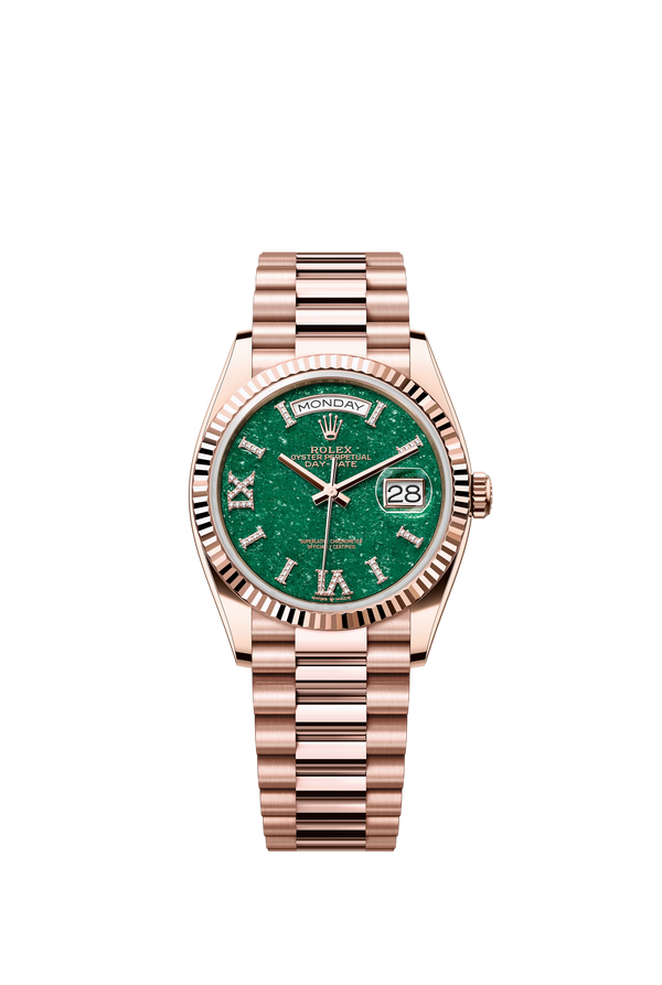 128235 Green Aventurine Day-Date