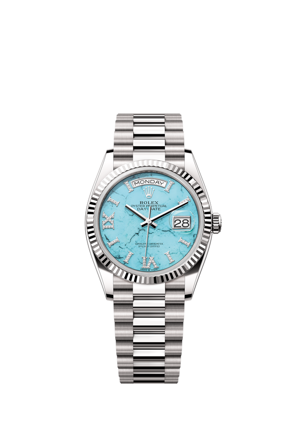 128239 Turquoise Diamond Set Day-Date