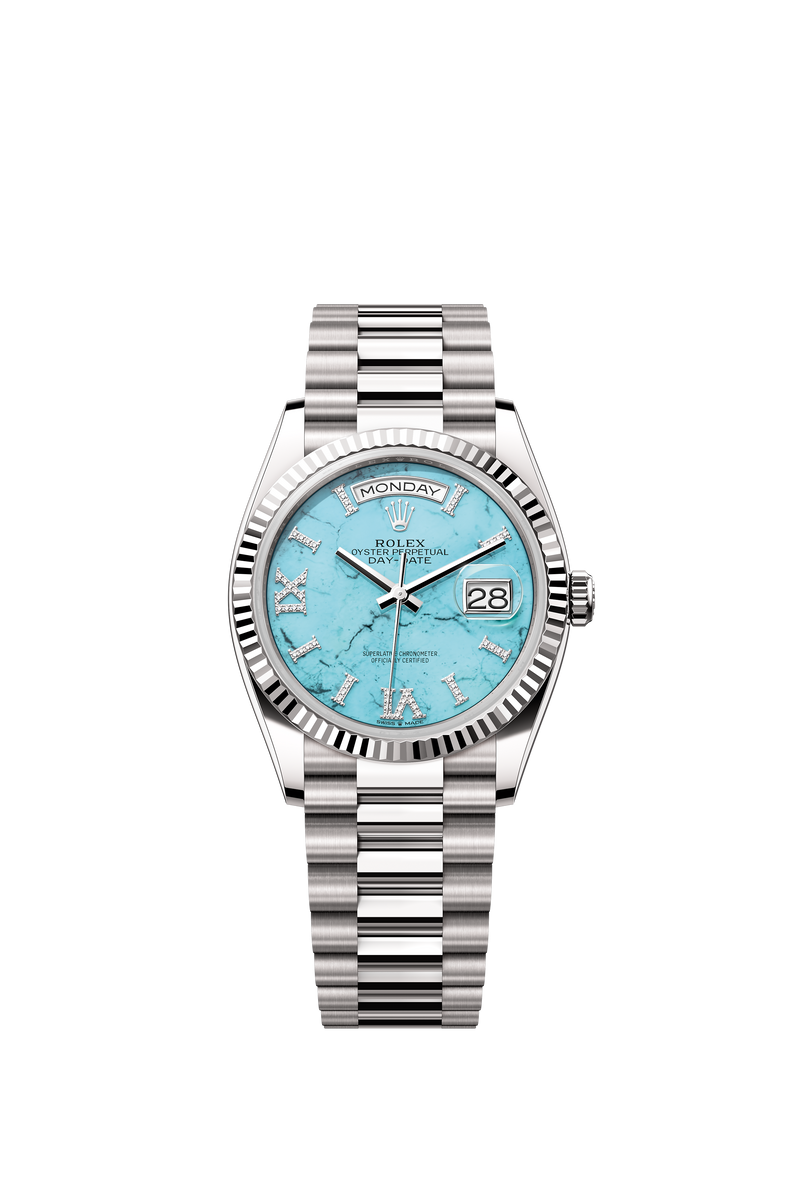 128239 Turquoise Diamond Set Day-Date