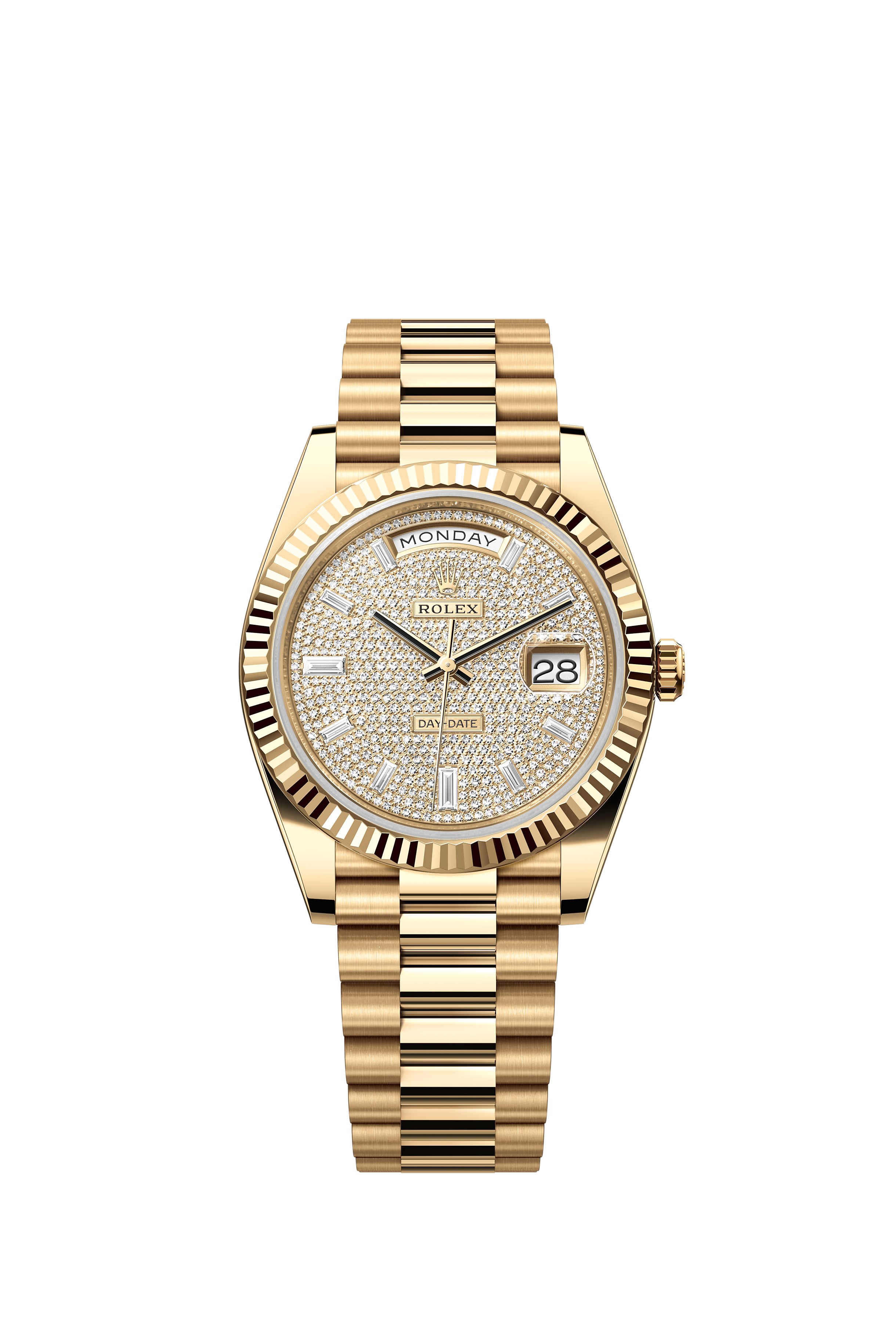 Rolex 228238 Day-Date 40 Yellow Gold Diamond-Paved Dial