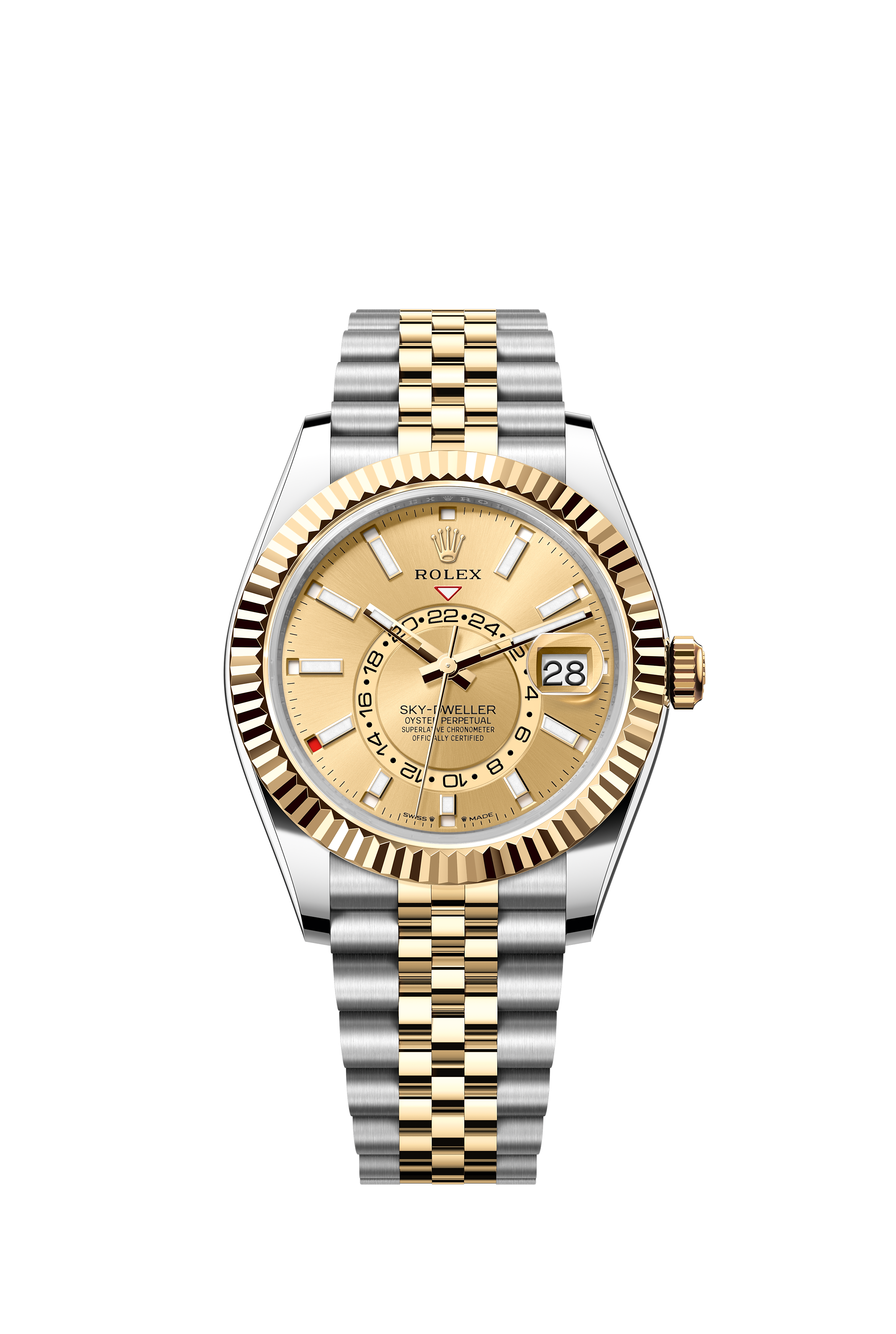 Rolex 336933 Sky-Dweller Yellow Rolesor Champagne Dial Jubilee