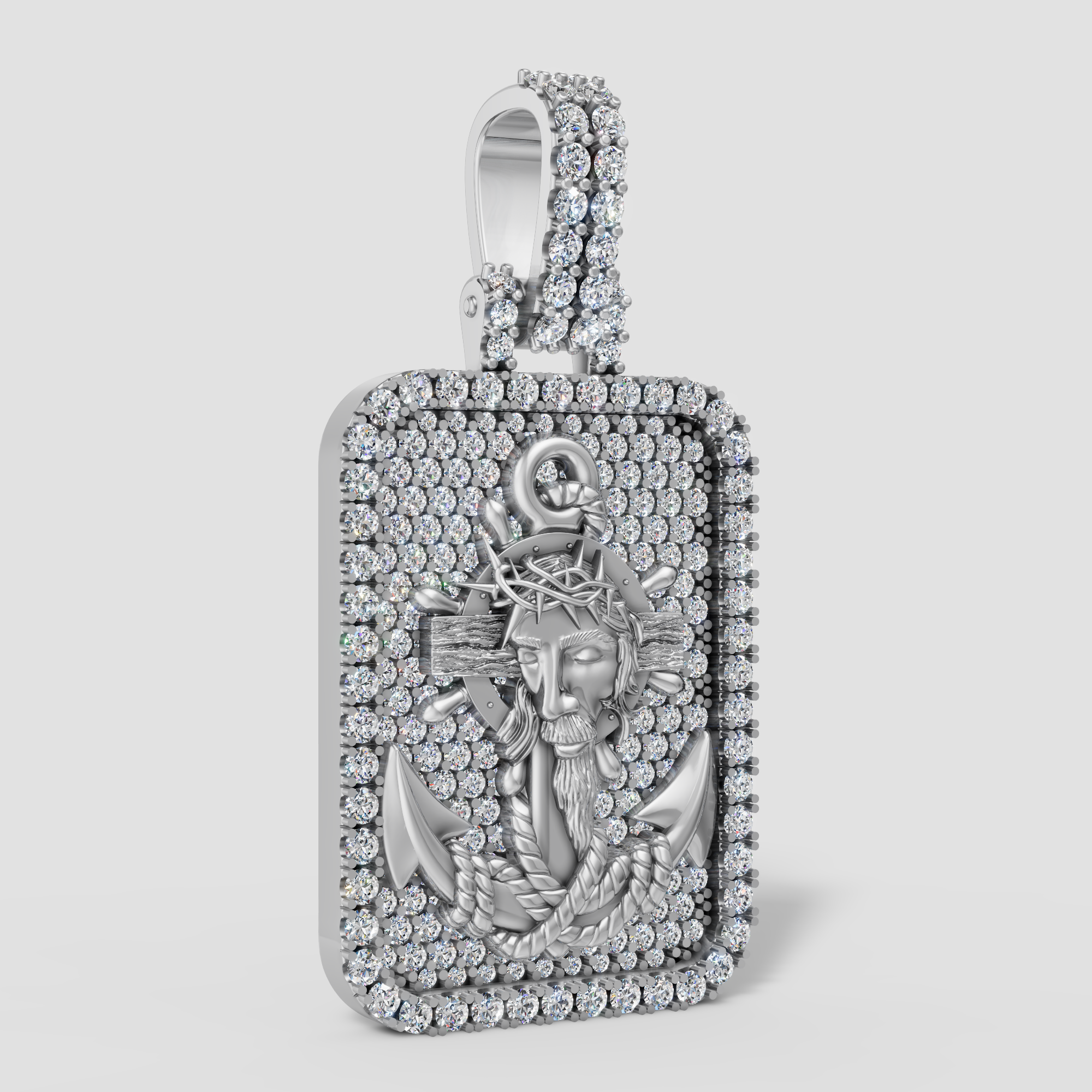 Anchor of Grace Pendant - Past Project By Speak Easy Co