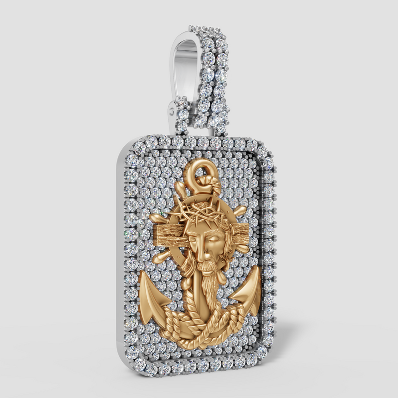 Anchor of Grace Pendant - Past Project By Speak Easy Co