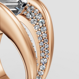 Asscher Arcs Ring - Speak Easy Signatures