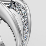 Asscher Arcs Ring - Speak Easy Signatures