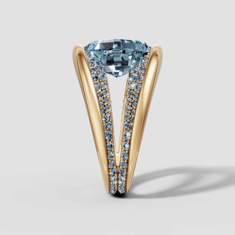 Asscher Arcs Ring - Speak Easy Signatures