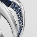 Asscher Arcs Ring - Speak Easy Signatures