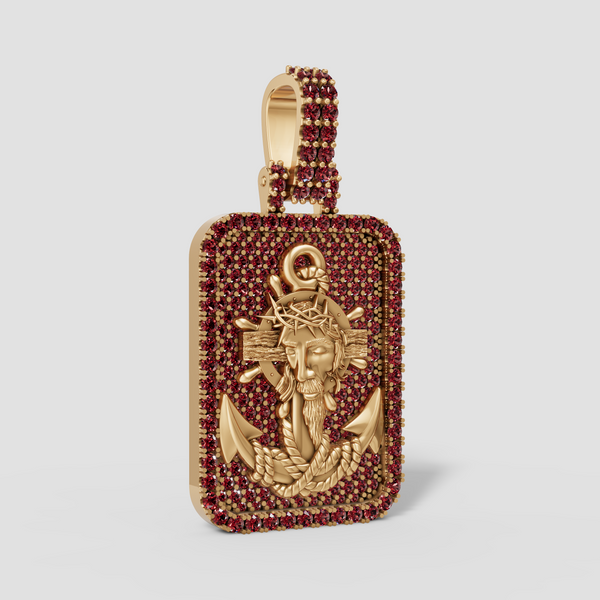 Anchor of Grace Pendant - Past Project By Speak Easy Co